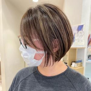 白髪ぼかし&シフォンショート - marju銀座掲載