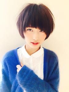 【RATIO 国分寺 渡邊陽平】アシメバングの優しいショート - RATIO HAIR DESIGN掲載