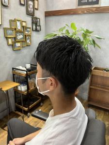 かきあげショート - NAP hair &Nalow homme掲載