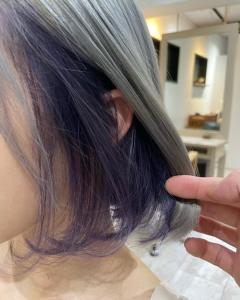 シルバー　ラベンダー　インナーカラー - ACT 表参道店掲載