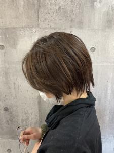【amule hair】脱・白髪ハイライトショート※befo - amule hair掲載