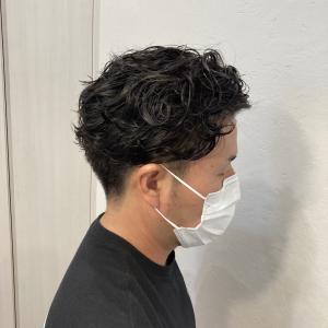 メンズミックスパーマスタイル　2ブロック　フェード - LOHAS Hair ANGIE掲載