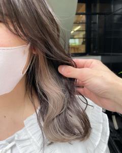 ミルクティーグレージュ×インナーカラー　グレージュ - ACT 表参道店掲載