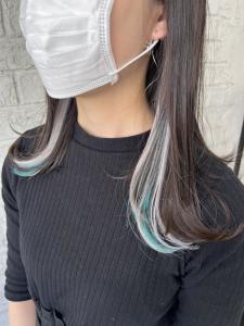 ターコイズブルー×シルバーエクステ9087 - prize 池袋【プライズ】池袋西口店掲載
