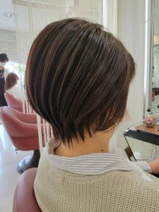 小顔/グラデーション/ショートカット/ショート/40代50代 - QUALIS 上福岡店掲載