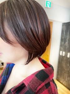 西梅田/ボブ/グレーベージュ/白髪ぼかし【Attirer飯田 - Hair salon Attirer掲載