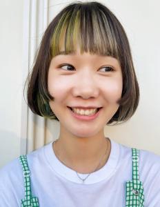 ステップボブインナーカラー - graspedia掲載