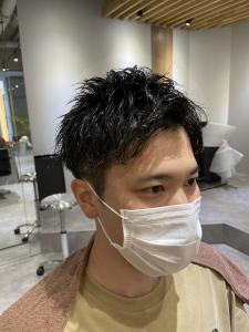 刈り上げアップバング - QOL mens salon 立川掲載