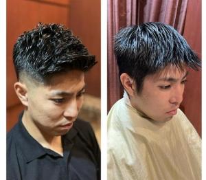 銀座理容室　BeforeAfter アイロンパーマ　フェード - ヘアーモードキクチ 銀座店掲載