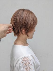 ベージュカラー×くびれショート【AVENIR我孫子】 - AVENIR 我孫子店掲載