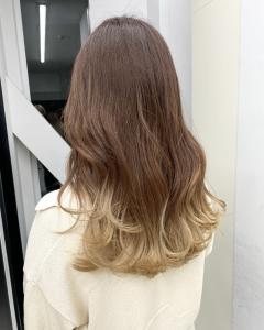 グレーベージュ ニュアンスカラー ミルクティーピンク ブルー - amble luxe 池袋【アンブル リュクス】掲載