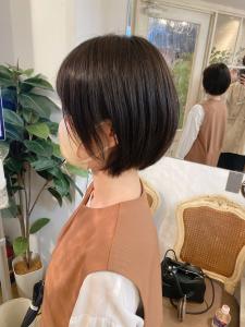 ふんわり大人ナチュラルショートボブ30代40代50代梅ヶ丘美 - CHAINON掲載