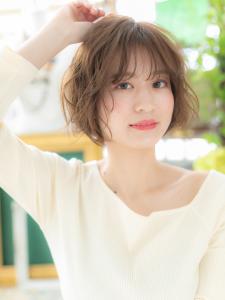 外国人風バレイヤージュ小顔ゆるふわ大人ボブ　ことりベージュ - COVER HAIR bliss志木南口駅前店掲載