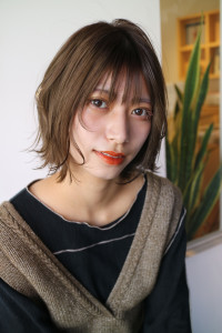 レイヤーボブ【ヴィーガンカラーオリーブベージュ】 - R hair natural & organic salon掲載
