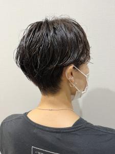 大人可愛い20代30代マッシュショートボブパーマラフショート - en by smile掲載
