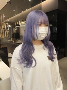 ペールラベンダーカラー/ロング/SARA＠ユーヘイ - SARA BEAUTY×LIFESTYLE掲載