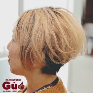 ツーブロック・グラボブ - HAIR RECORDS Gu掲載