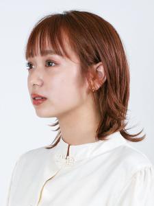 三軒茶屋_レディース_オレンジベージュ_ブリーチ_ボブ_小顔 - HAIR & MAKE EARTH 三軒茶屋店掲載