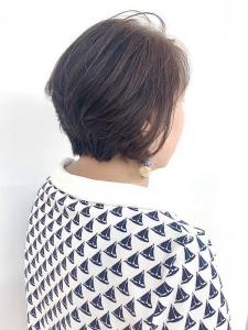 40代50代/前下がり/ショートカット/ひし型/白髪染め/ - QUALIS 上福岡店掲載
