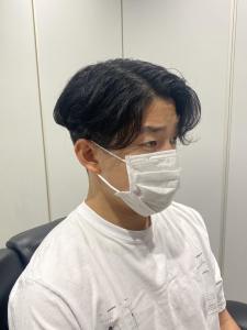 癖毛　センターパート　菅田将暉風　髪型 - ドルクス日本橋掲載