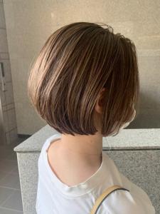 丸みショートボブ【ヘアーメイクアージュ】 - HAIR MAKE age 天神西通り店掲載