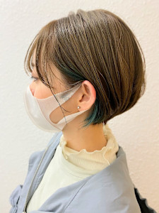 インナーカラー×リーフグリーン - col asabu掲載