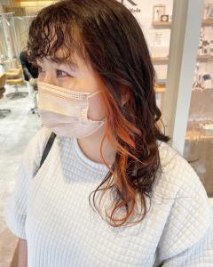 イヤリングカラー＋前髪パーマ - Hair Mode KT 京橋店掲載