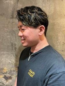 メンズハイライト×パーマ - MEN'S SALON alfRed 瑞穂店掲載