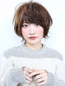 大人の外ハネマッシュショート - hair make flencia掲載