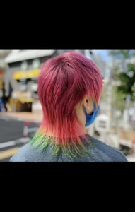 派手髪　ピンク×グリーン - HAIR & MAKE EARTH 高田馬場店掲載