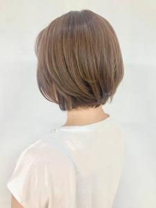 ショートボブ/20代30代40代/小顔/ベージュブラウン/ - QUALIS 上福岡店掲載
