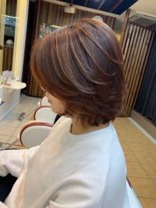 40代50代60代/長め前髪/レイヤーカット/ミディアム/ - QUALIS 上福岡店掲載