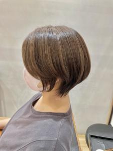 【篠原】丸みショートボブ×ナチュラルグレージュ - PORT掲載