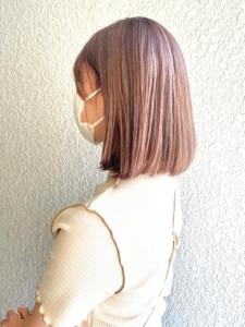 【Reir下北沢】*Aラインボブ+ペールピンクベージュ* - Reir_下北沢掲載
