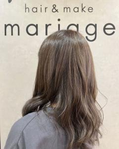 バレイヤージュでつくるミルクティーベージュ - mariage 博多掲載