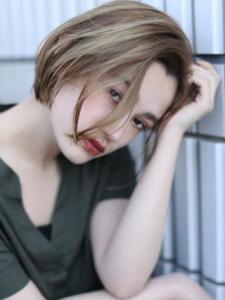 三軒茶屋_レディース_ボブ_ミディアム_ハイトーン_ブロンド - HAIR & MAKE EARTH 三軒茶屋店掲載