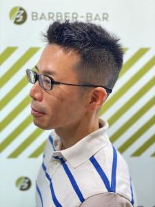 大人の刈り上げスタイル - BARBER-BAR 四谷店掲載