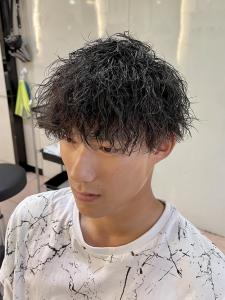 ツイストパーマ　ツーブロック - THIS IS BARBER 2nd掲載