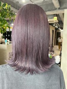 パープルグレー　ハイトーン　ケアブリーチ - Flag Hair 西通り店掲載