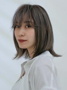 三軒茶屋_レディース_ミディアム_アッシュベージュ_グレー - HAIR & MAKE EARTH 三軒茶屋店掲載