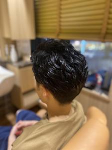 ツーブロパーマ - ヘアーモードキクチ 三越前店掲載