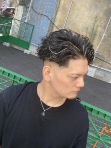 かきあげワイルドパーマ！ホワイトメッシュ　メッシュ - ドルクス日本橋掲載