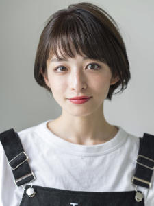 【emu井上信洋】大人かわいい顔まわり丸みマッシュショート - ?mu 【表参道/青山】 【 emu 】掲載