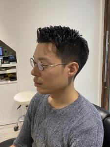 30代大人ショート　メガネ男子　日本橋三越前バーバー - ドルクス日本橋掲載