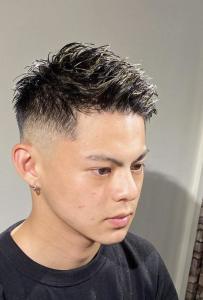スパイキーフェードショート　人気のバーバー　メンズサロン - ドルクス日本橋掲載