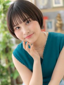 大人かわいい黒髪グレージュナチュラルボブ　グレージュカラー - COVER HAIR & SPA bliss 浦和西口店【カバー ヘア アンド スパ ブリス】掲載