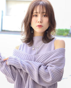 【emu今井】透け感メルティーカラー大人のくびれヘア - ?mu 【表参道/青山】 【 emu 】掲載
