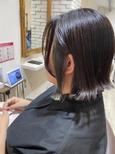 淡めオリーブイヤリングカラー - Alushe 錦糸町店【アルーシェ】掲載