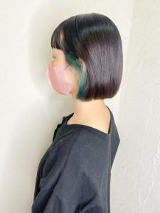 【Reir下北沢】*インナーカラー+グリーン×ブラック* - Reir_下北沢掲載