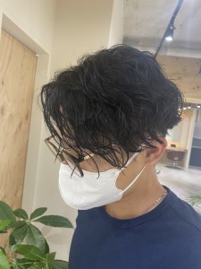 QOL 立川 波巻きセンターパート - QOL mens salon 立川掲載